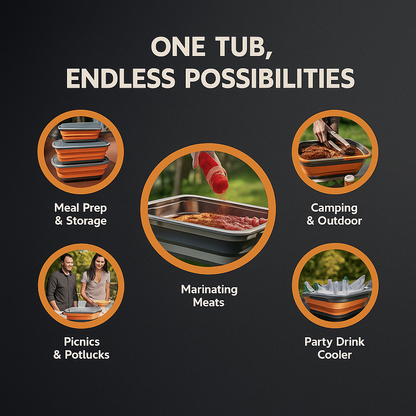 PrepPop™ Collapsible Prep Tub